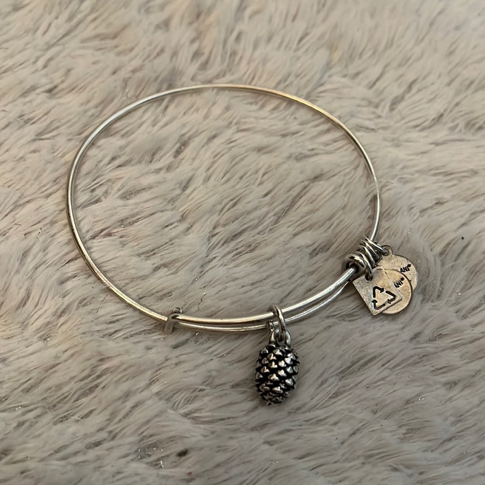 Alex and Ani Pinecone Bracelet